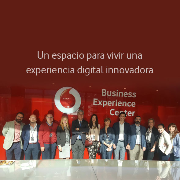 Be beyond y clientes durante su visita al Business Experience Center de Vodafone