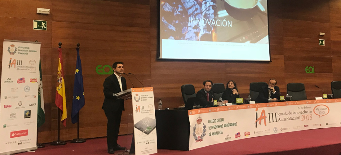 Enrique Lezcano en la III Jornada de Innovación en Alimentación de Sevilla